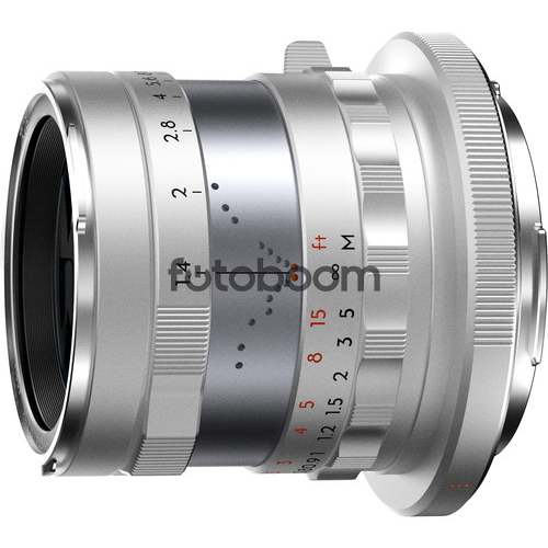 Simera 35mm f1.4 para Canon RF Mount- Plata