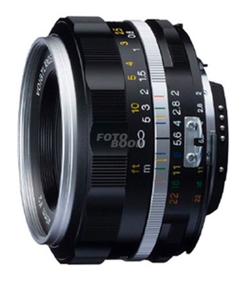 40mm f/2 Ultron SLII-S AIS Plata Nikon
