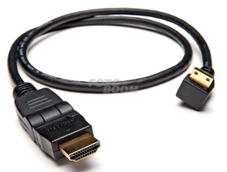 HDMI (giratorio) a Mini HDMI (acodado), 61cm