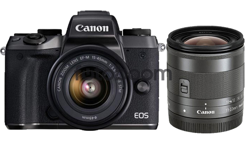 EOS M50 Negra + 15-45mm f/3.5-6.3 IS STM + 11-22mm f/4-5,6 IS STM