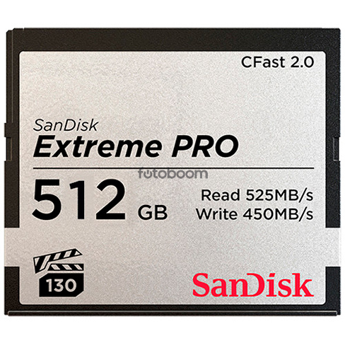 CFast 2.0 EXTREME Pro 512GB 525Mb/s