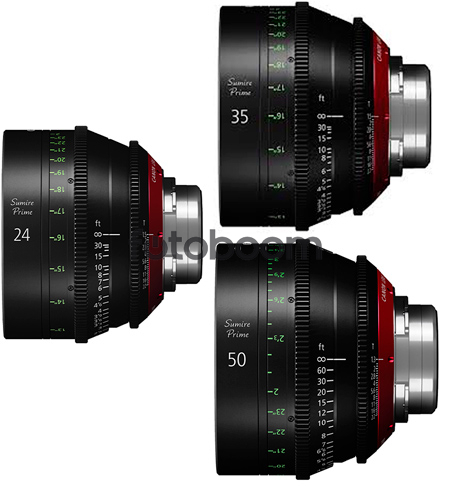 KIT SUMIRE CN-E 24mm/35mm/50mm (METERS)