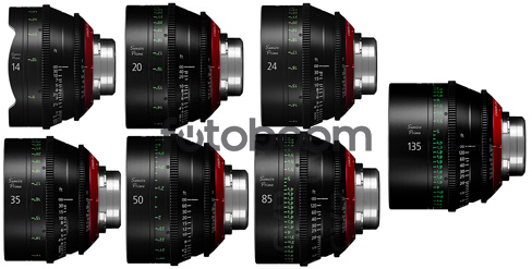 KIT SUMIRE CN-E 14mm/20mm/24mm/35mm/50mm/85mm/135mm (METERS)