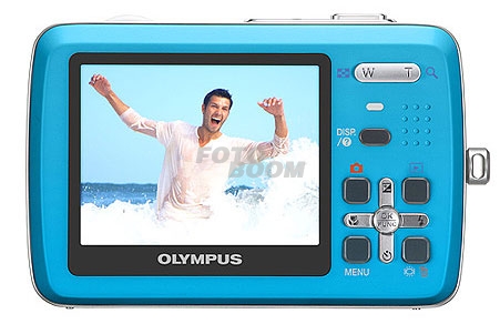 Mju 550 Waterproof Azul + XD-1GB + Estuche Olympus