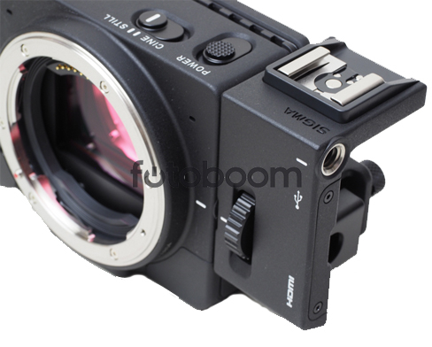 FP Cinema Camera + LVF-11 + HG-11 + CN-21 + BP-51 + BC-71