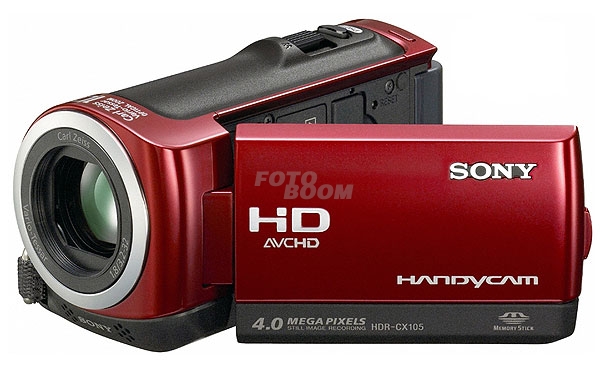 HDR-CX105E Roja + 8Gb MSDUO + Estuche Sony LCSX10