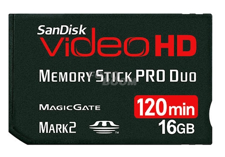 SanDisk Video HD Memory Stick PRO Duo 16GB